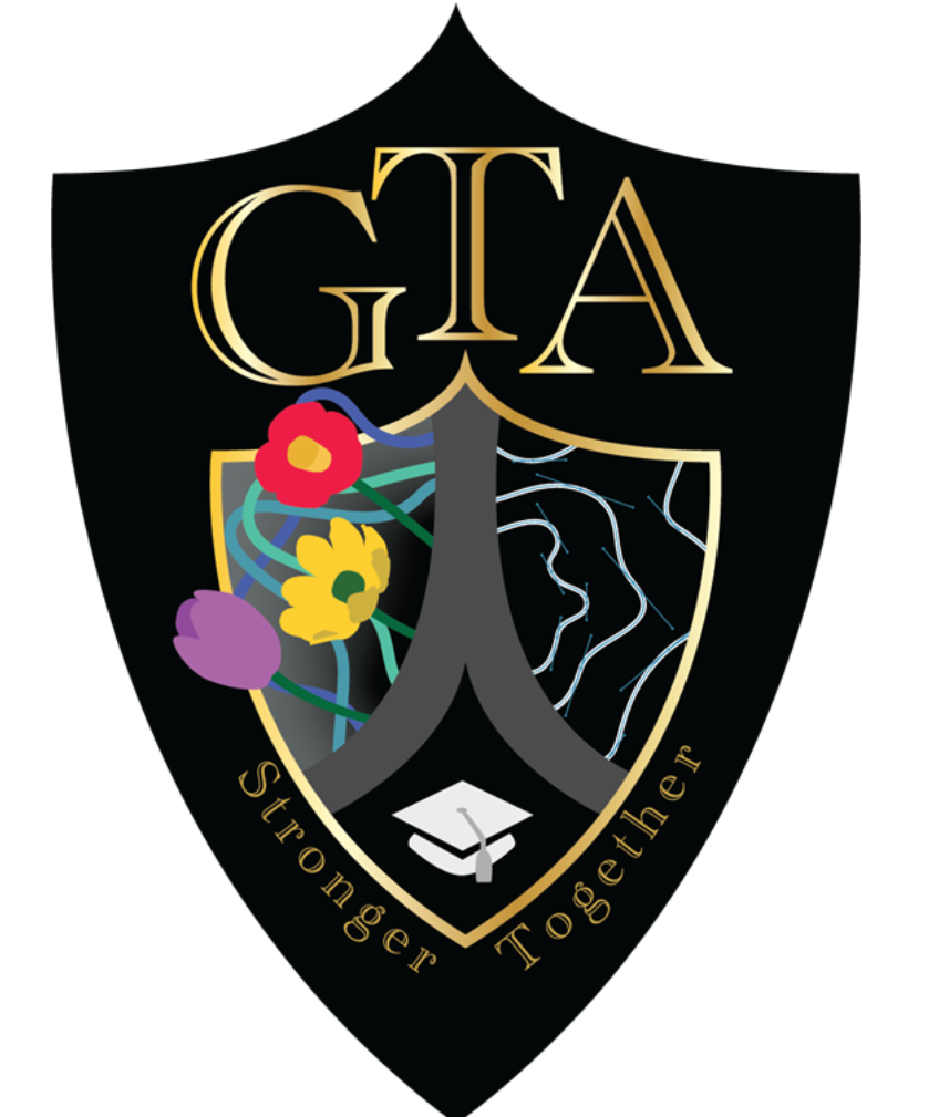 GTA stands for Graphics and Technology Academy and this is their logo.  
